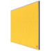 Textilná tabuľa, širokouhlá, 40"/89x50cm, hliníkový rám, NOBO "Impression Pro", žltá