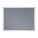 Odkazová tabuľa, hliníkový rám, 60x45 cm, NOBO "Essentials", sivá