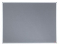 Odkazová tabuľa, hliníkový rám, 120x90 cm, NOBO "Essentials", sivá