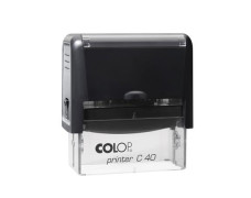 Pečiatka, COLOP "Printer C 40", s čiernym náhradným vankúšom