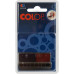 Náhradná poduška k pečiatkam, 2ks/blister, dvojfarebná, COLOP "E12/2", modrá-červená