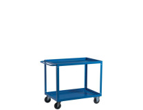 Priemyselný montážny vozík, 2-policový, v.84 x š.92 x h.60cm, modrá