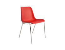 Jedálenská stolička Vincenza, červená