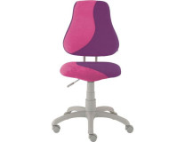Detská rastúca stolička FUXO S-LINE ružovo/fialová (Suedine)