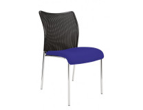 Konferenčná stolička Vanity Plus, modrá