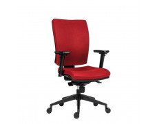 Kancelárska stolička GALA Plus SL červená BN14 + podrúčky AR08