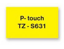 Samolepiaca páska Brother TZe-S631 12 mm žltá/čierna