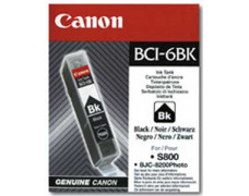 Atramentová náplň Canon BCI-6Bk pre Pixma iP4000/5000/6000D/MP750/780 black (390 str.)