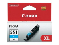 Atramentová náplň Canon CLI-551 C pre MG 5450/6350/iP7250 cyan XL (500 str.)