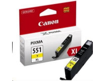 Atramentová náplň Canon CLI-551 Y pre MG 5450/6350/iP7250 yellow XL (500 str.)