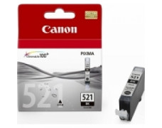 Atramentová náplň Canon CLI-521 pre MP 540/620/630/980/iP 3600/4600 black (460 str.)