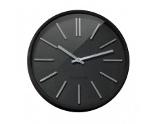 Nástenné hodiny Goma 35cm čierne