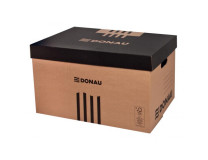 Archívna krabica s odnímateľným vekom DONAU hnedá 545×363×317 mm