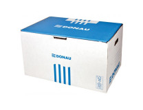 Archívna krabica s predným otváraním DONAU modrá 555×360×315 mm