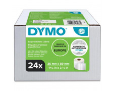 Samolepiace etikety Dymo LW 89x36mm adresné veľké biele 6240ks