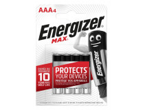Batéria alkalická Energizer Max 1,5 V, typ AAA,4ks