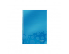 Záznamová kniha Leitz WOW A5 80 listov linajková modrá