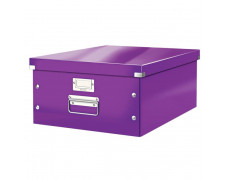 Veľká krabica A3 Click & Store purpurová