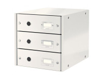 Zásuvkový box Leitz Click & Store 3 zásuvky biela