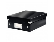 Malá organizačná škatuľa Click & Store čierna