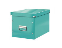 Štvorcová krabica Click & Store A4 ľadovo modrá