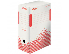 Archívny box Esselte Speedbox 150mm biely/červený