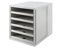 Zásuvkový box Cabinet KARMA eko-sivý