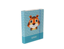 Box na zošity A5 s gumičkou Cute Animals Tiger