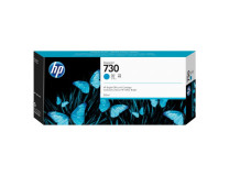 Atramentová náplň HP P2V68A HP 730 pre DesignJet T1600, T1700, T2600 (300 ml) cyan