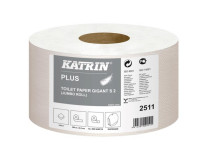 Toaletný papier 2-vrstvový KATRIN Plus Gigant Toilet S2 18 cm, celulóza, návin 100 m
