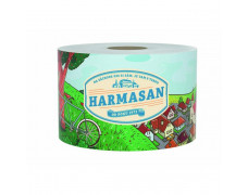 Toaletný papier 2-vrstvový HARMASAN biely, návin 69 m (1 ks)