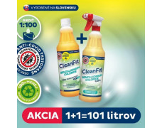 Cleanfit ultrakoncentrát - Benzalkonium Chloride dezinfekčný 1+1=101 l