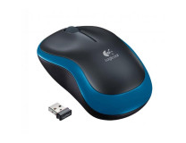 Myš Logitech M185 modrá, bezdrôtová, optická