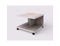Konferenčný stolík mobilný Lenza Wels, 70x50x70cm, agát svetlý