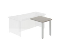 Prídavný stôl Lenza Wels, 80x76,2x70cm, kovové nohy - driftwood