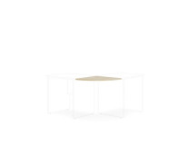 Doplnkový stôl bez nohy BASIC, 60x2,2x60cm, breza