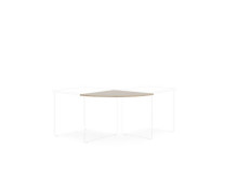 Doplnkový stôl bez nohy BASIC, 80x2,2x80cm, dub Sonoma
