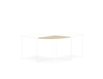 Doplnkový stôl bez nohy BASIC, 80x2,2x60cm, breza