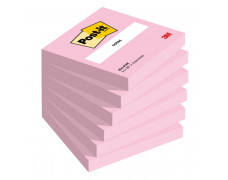 Bloček Post-it 76x76 ružový 6 x 100 lístkov