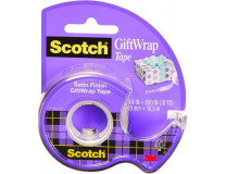 Lepiaca páska Scotch na darčeky 19 mm x 7,5 m s dipenzorom