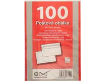 Poštové obálky C6 samolepiace, 100 ks
