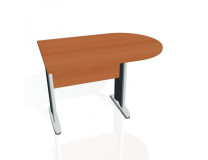 Doplnkový stôl Cross, 120x75,5x80 cm, čerešňa/kov