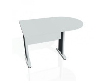 Doplnkový stôl Cross, 120x75,5x80 cm, sivá/kov