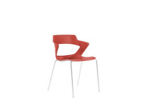 Jedálenská stolička Aoki, červená