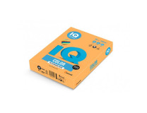 Farebný papier IQ color neónovo oranžový NEOOR, A4, 80g