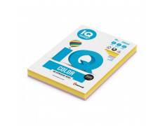 Farebný papier IQ color 4x50 mix neónové farby, A4, 80g