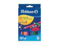 Farbičky Pelikan trojhranné hrubé 12 ks