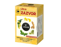 Čaj LEROS bylinný Čajová chvíľka lipa & zázvor HB 20 x 2 g