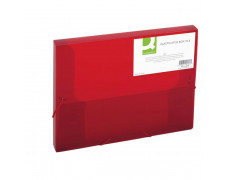 Plastový box s gumičkou Q-CONNECT červený