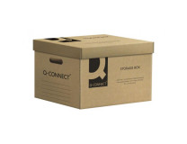 Archívna krabica s odnímateľným vekom Q-CONNECT hnedá 515x305x350 mm